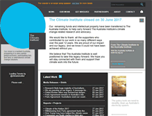Tablet Screenshot of climateinstitute.org.au